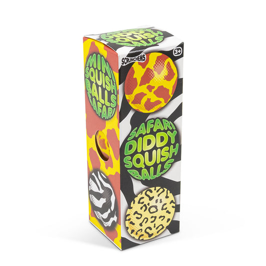 Scrunchems Safari Diddy Squish Balls 3 pack