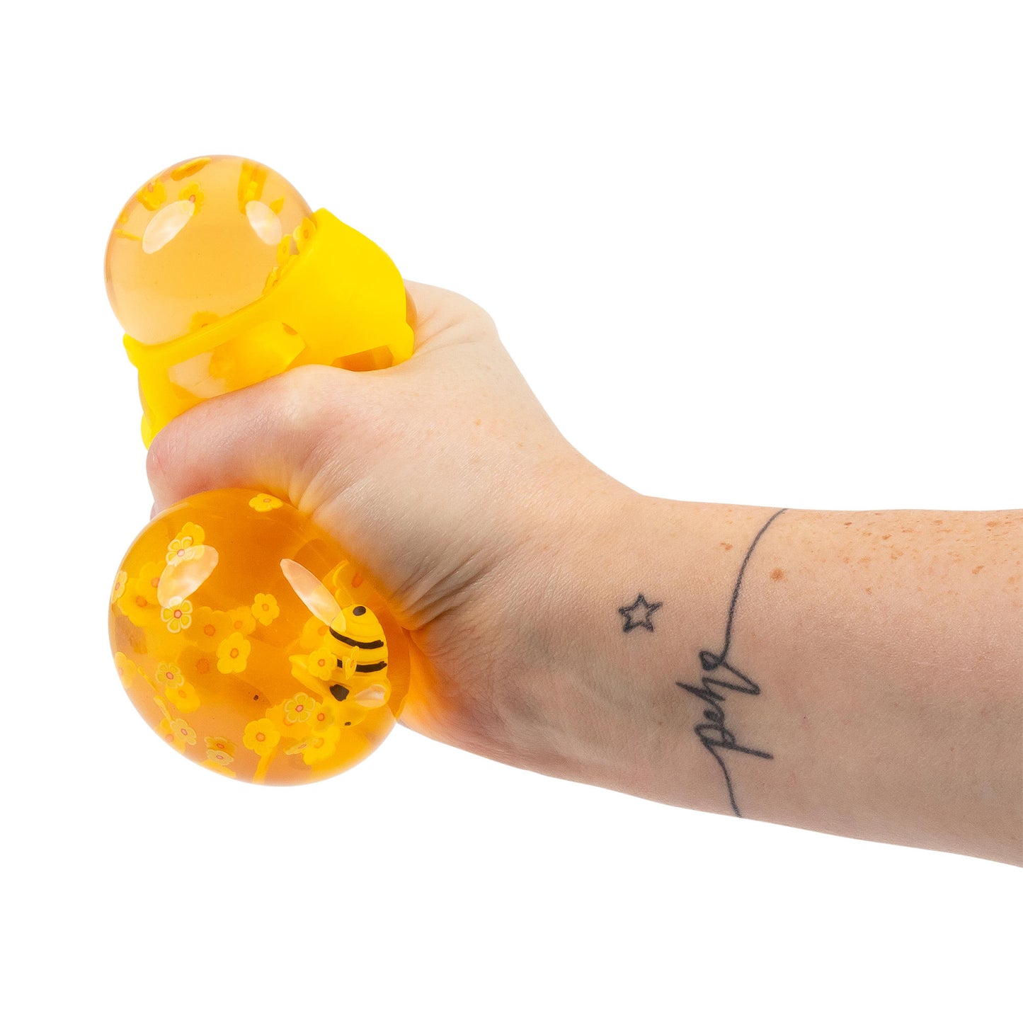 Scrunchems Honey Bee Fusion Squish Ball Squishy Sensory Fidget Anxiety Stress Toy