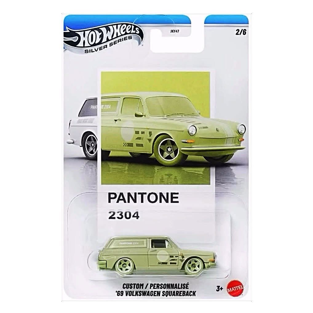 Hot Wheels Silver Series Pantone 2304 Custom '69 Volkswagon Squareback Toy Car