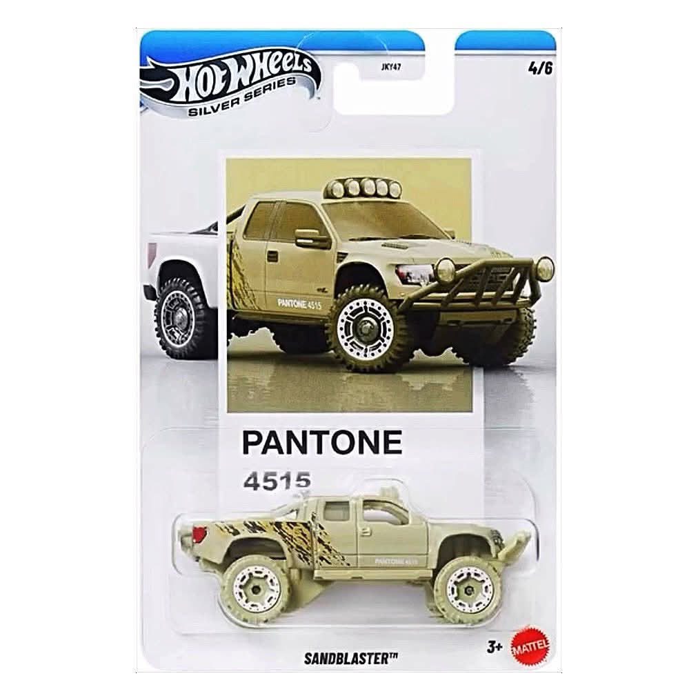 Hot Wheels Silver Series Pantone 4515 Sandblaster Toy Car