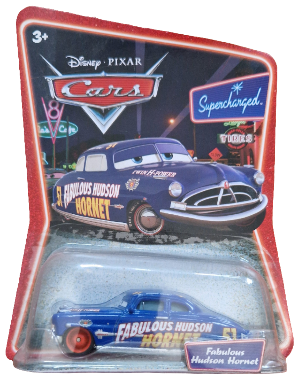 Disney Cars Fabulous Hudson Hornet with Red Wheels Doc Hudson