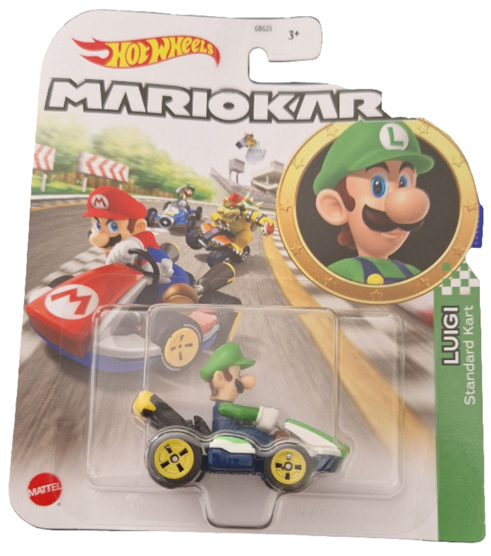 Hot Wheels Mario Kart Luigi - Standard Kart