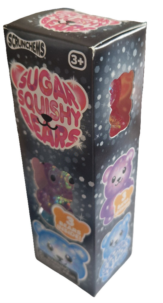 Scrunchems Sugar Diddy Bears 3 Pack Squishy Sensory Anxiety Stress Relief