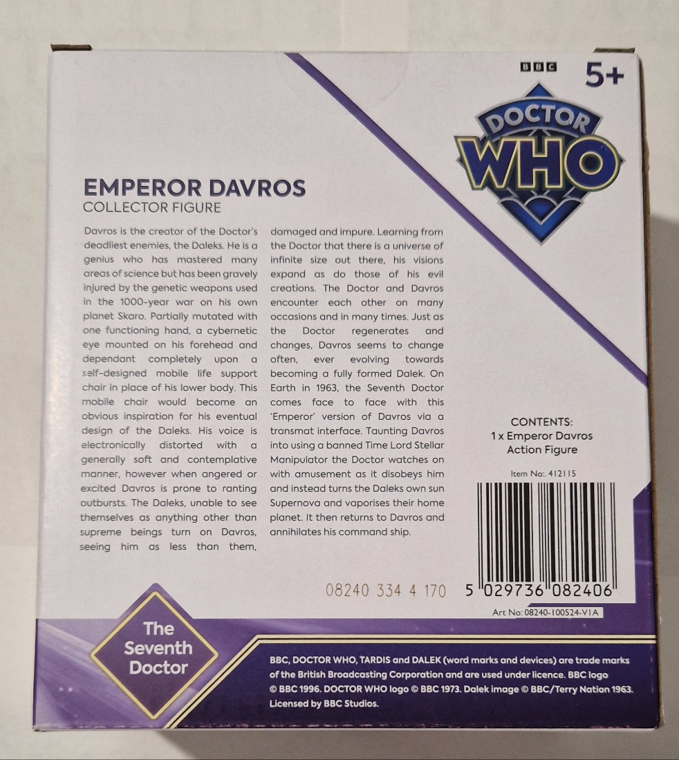 Doctor Who Emperor Davros Figure