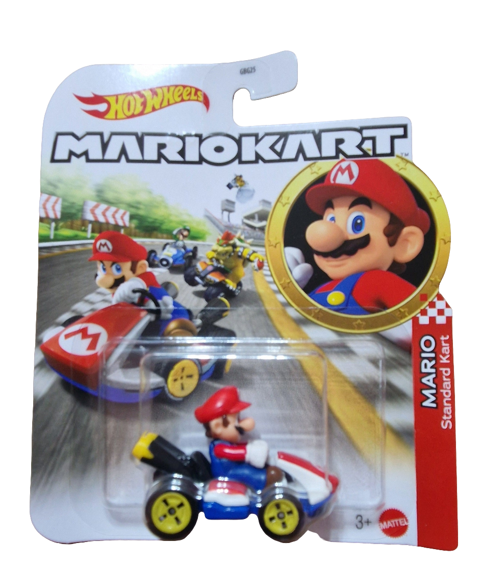 Hot Wheels Mario Kart Mario in Standard Kart