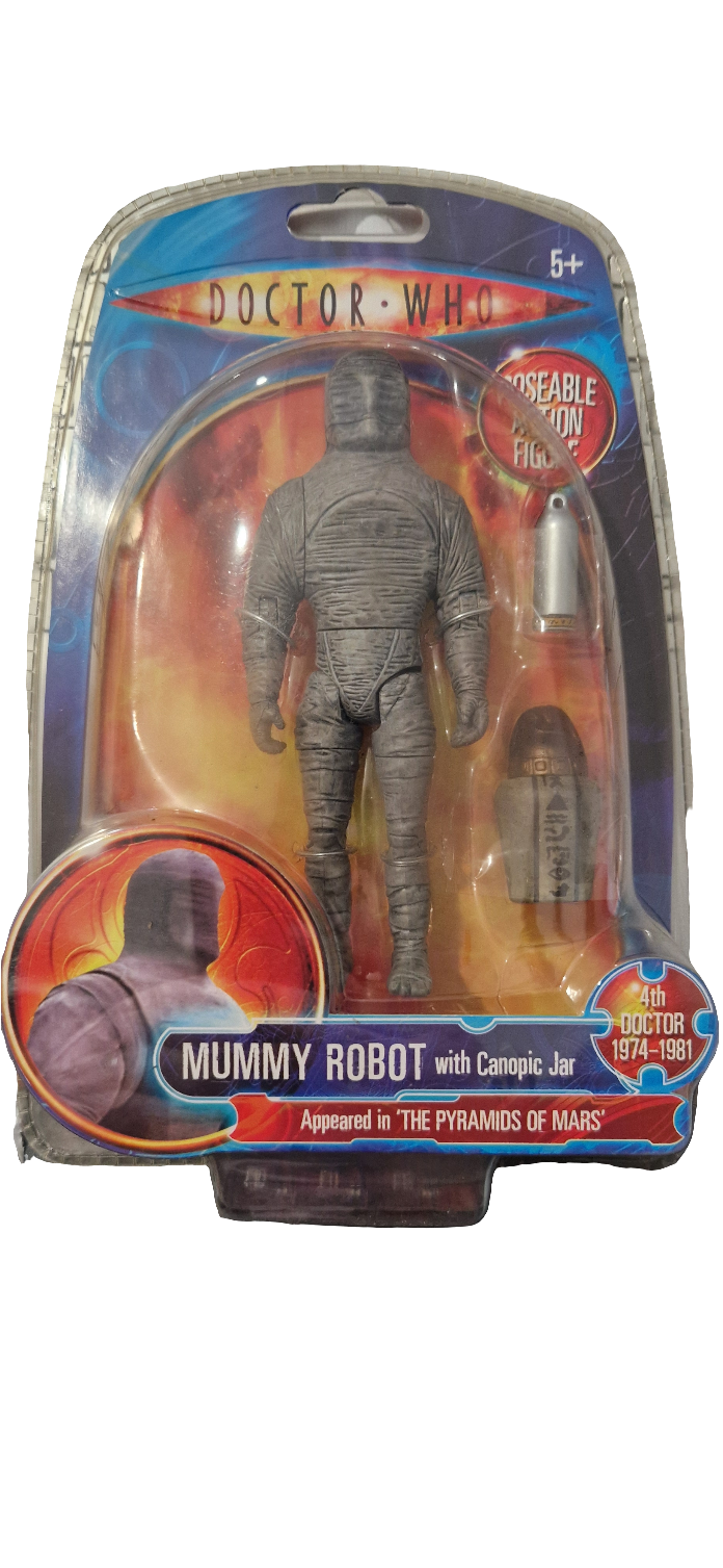 Doctor Who Classic Mummy Robot figure From Pyramids of Mars