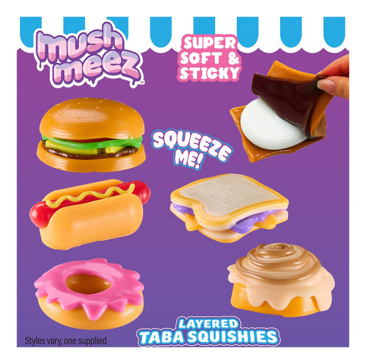 Mushmeez Taba Food Themed Layered Squishy Assorted