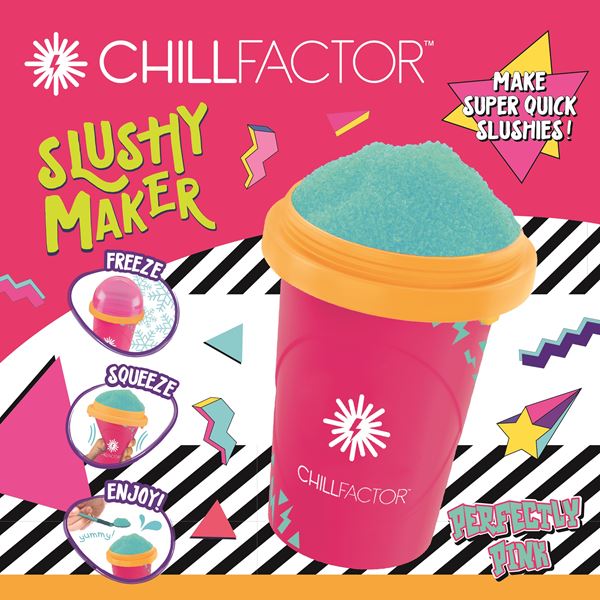 Chillfactor Colour Shock Slushy Maker Perfectly Pink