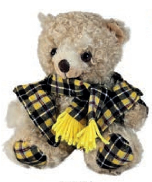 Cornish Tartan Bear 15cm Cornwall Plush Teddy Bear