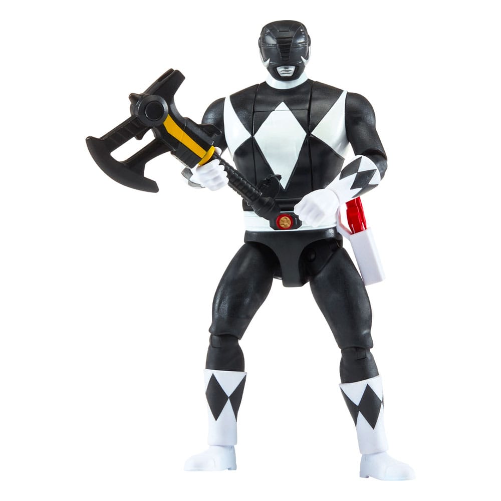 Mighty Morphin Power Rangers Auto Morphin Black Ranger Figure MMPR Re-Ignition.