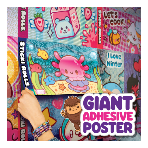 Sticki Rolls Jumbo Sticki Mystery Roll Stickers