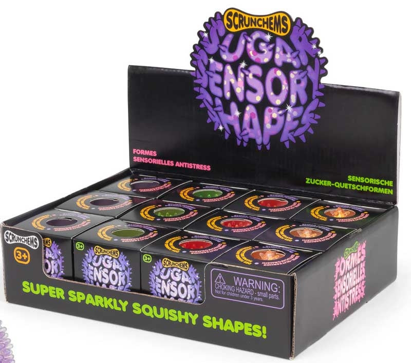 Scrunchems Sensory Sugar Assorted Shapes Squishy Anxiety Stress Relief Toy