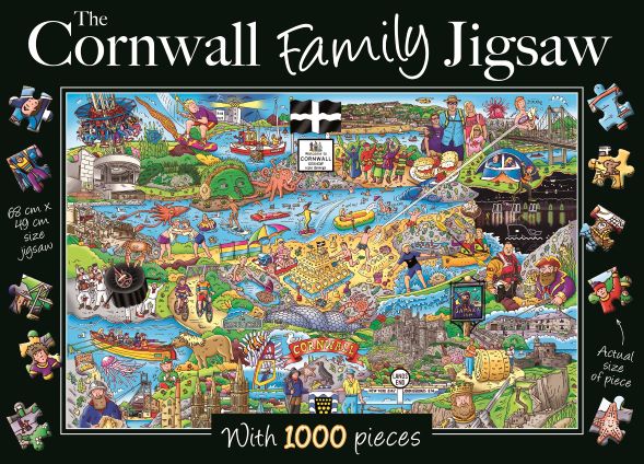 Cornwall Family Jigsaw Puzzle 1000 pieces