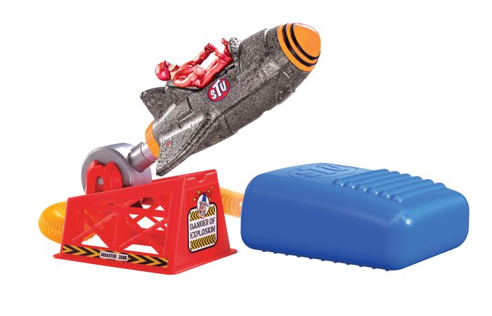 Stuntman Stu Sky Comet Rocket Plane Toy