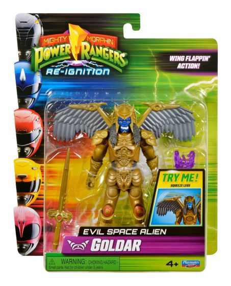 Mighty Morphin Power Rangers Alien Goldar Figure MMPR Re-Ignition