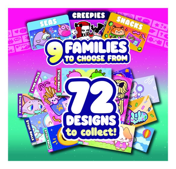 Sticki Rolls Jumbo Sticki 3 Pack Stickers