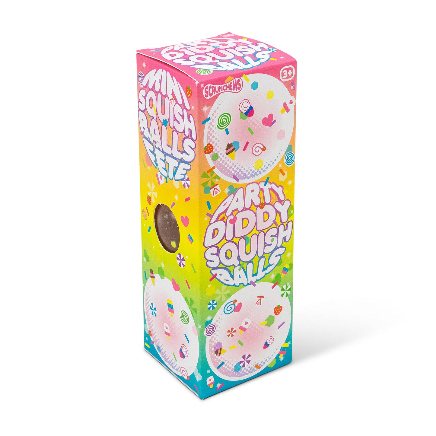 Scrunchems Party Diddy Squish Balls 3 pack