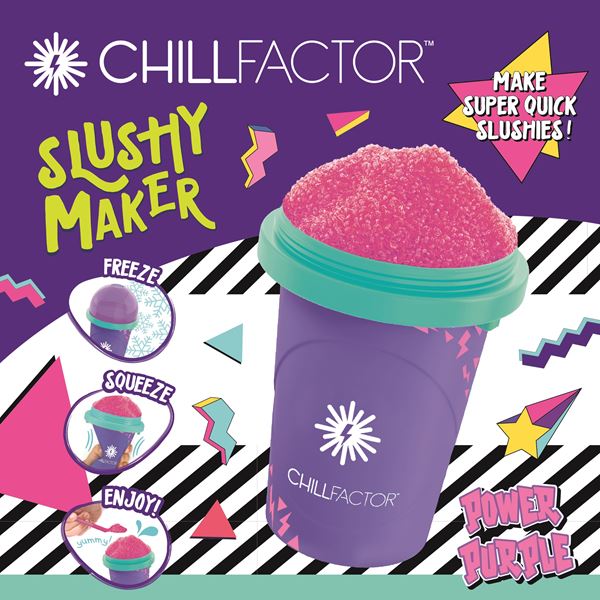 Chillfactor Colour Shock Slushy Maker Power Purple