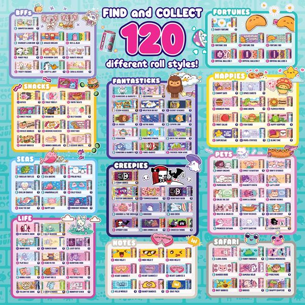 Sticki Rolls Sticki Book + 120 stickers