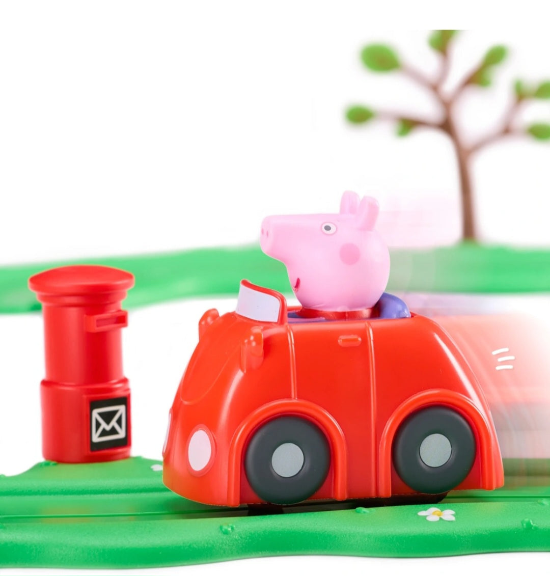 Peppa Pig Whizz Around Peppas Little Red Car Set Toy