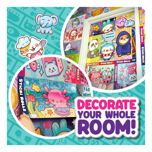 Sticki Rolls Jumbo Sticki Mystery Roll Stickers