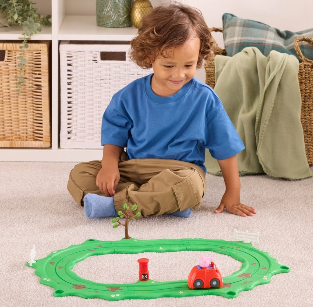 Peppa Pig Whizz Around Peppas Little Red Car Set Toy