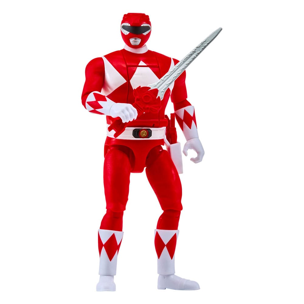 Mighty Morphin Power Rangers Auto Morphin Red Ranger Figure MMPR Re-Ignition
