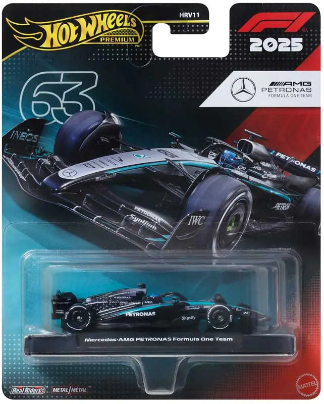 Hot Wheels Premium Formula 1 Mercedes - AMG Petronas F1 car