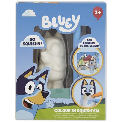 Bluey - Colour your Own Squishie figure