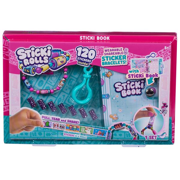 Sticki Rolls Sticki Book + 120 stickers