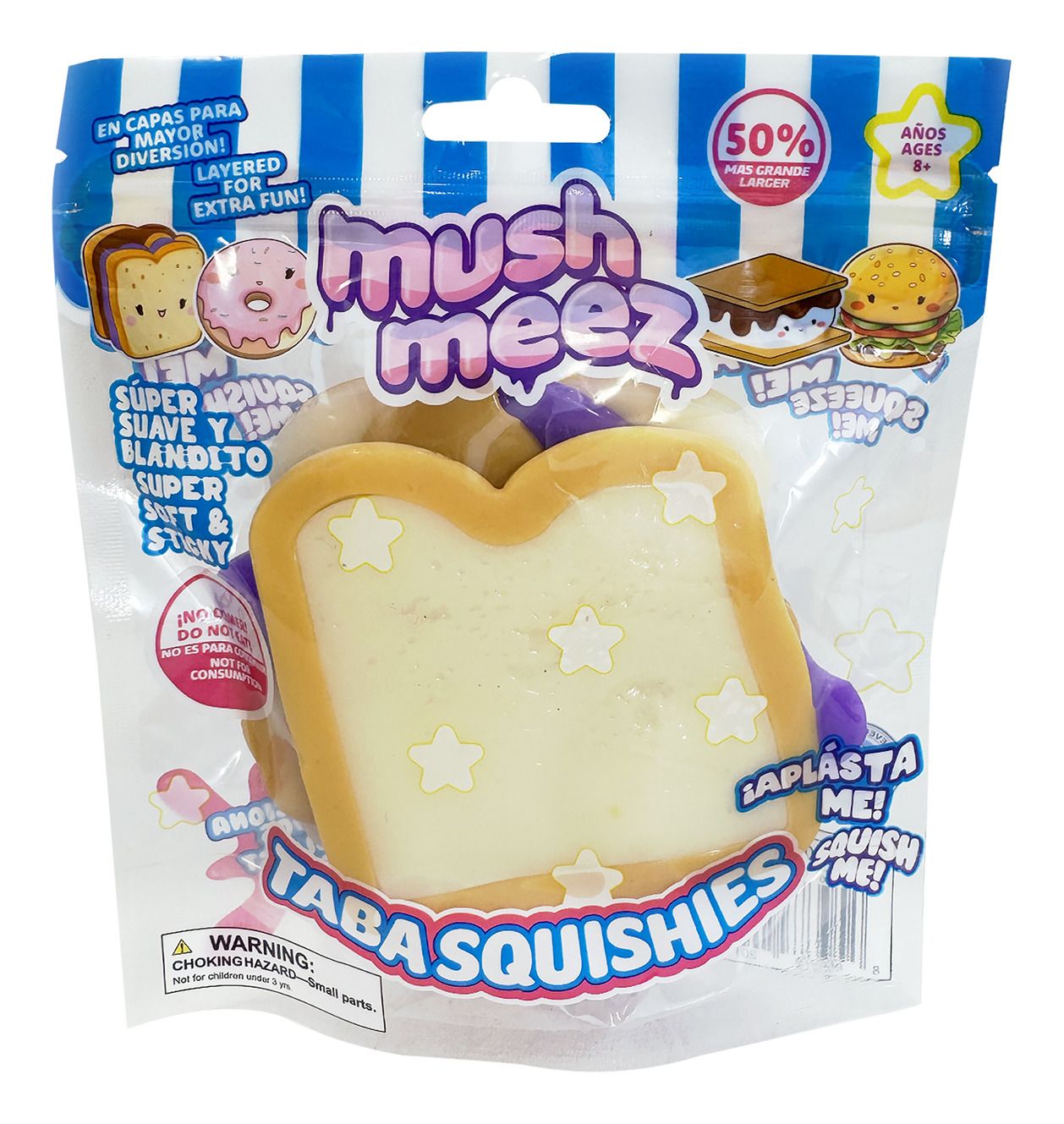 Mushmeez Taba Food Themed Layered Squishy Assorted