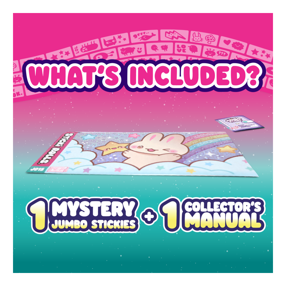 Sticki Rolls Jumbo Sticki Mystery Roll Stickers
