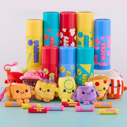 Stuffs Plush Clip on and Lip Balm Series 2 Assorted