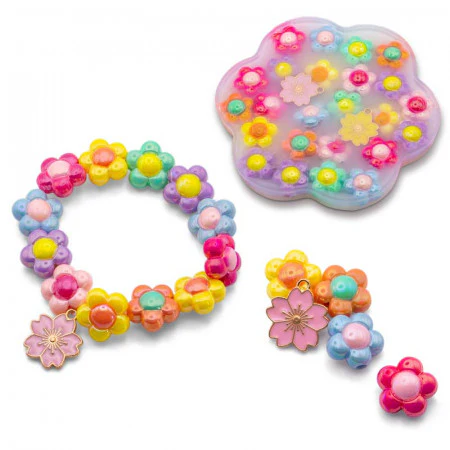 Pick n Pop Bracelet Pretty Flower Make Your Own Bead Kit Sensory Fidget Anxiety Toy