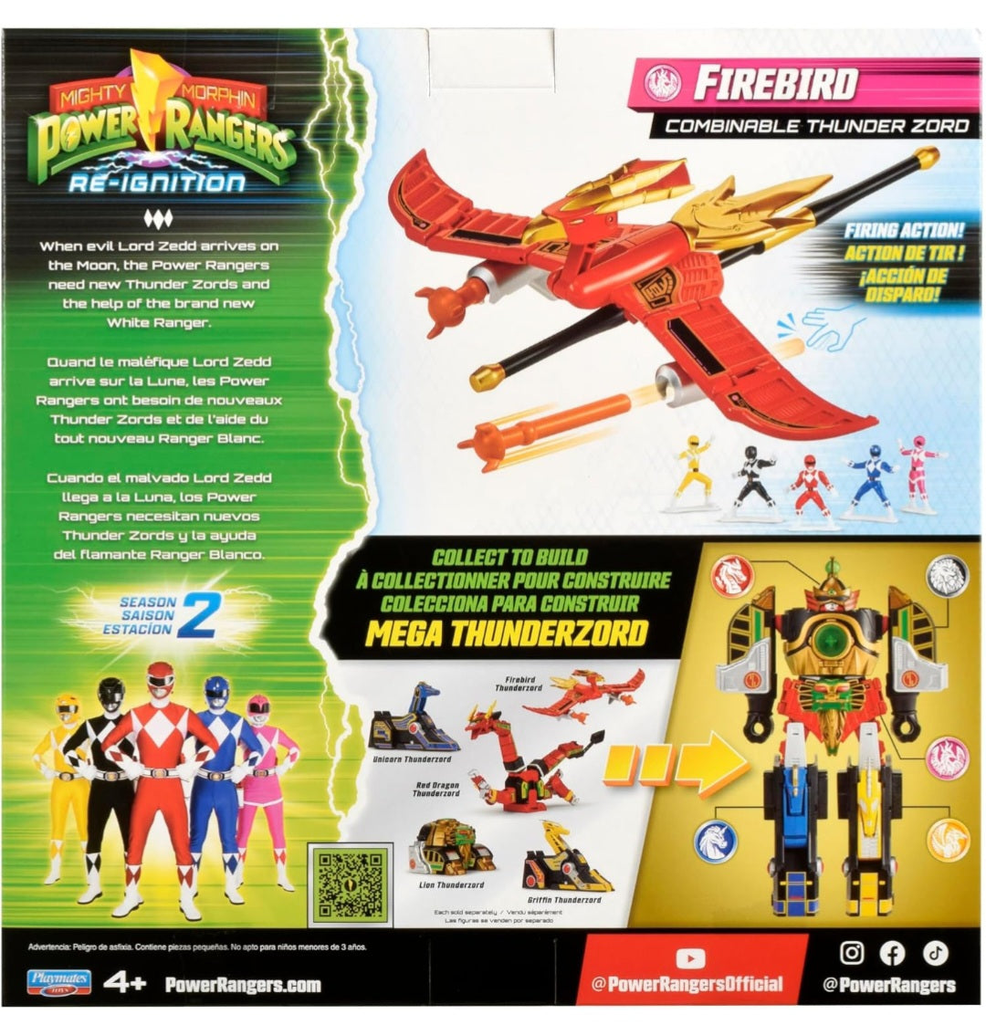 Mighty Morphin Power Rangers Re-Ignition Firebird Thunder Zord Series 2 S2