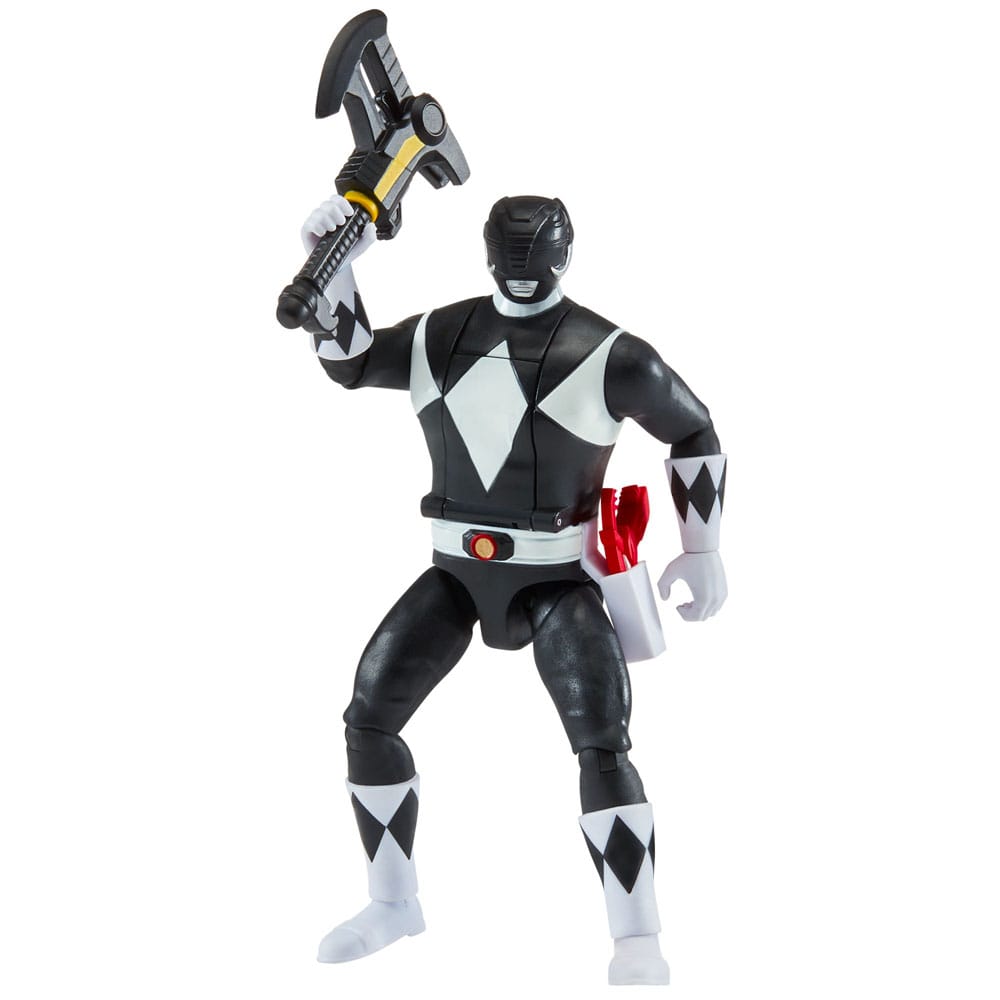 Mighty Morphin Power Rangers Auto Morphin Black Ranger Figure MMPR Re-Ignition.