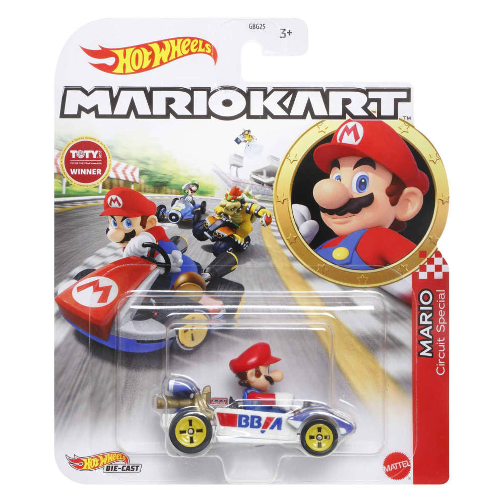 Hot Wheels Mario Kart Mario in Circuit Special Kart