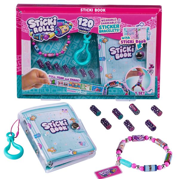Sticki Rolls Sticki Book + 120 stickers