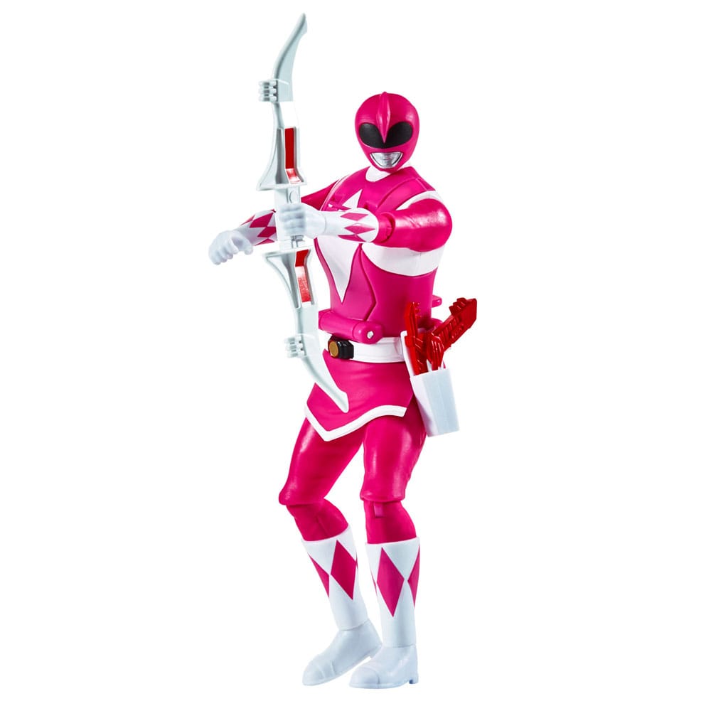 Mighty Morphin Power Rangers Auto Morphin Pink Ranger Figure MMPR Re-Ignition.
