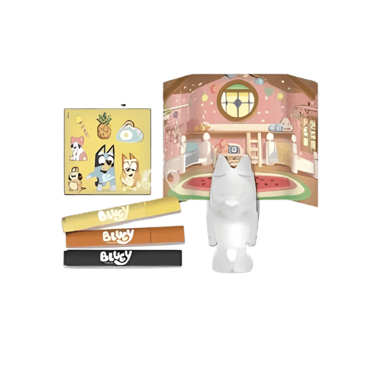 Bluey Colour Your Own Bingo Squishie figure