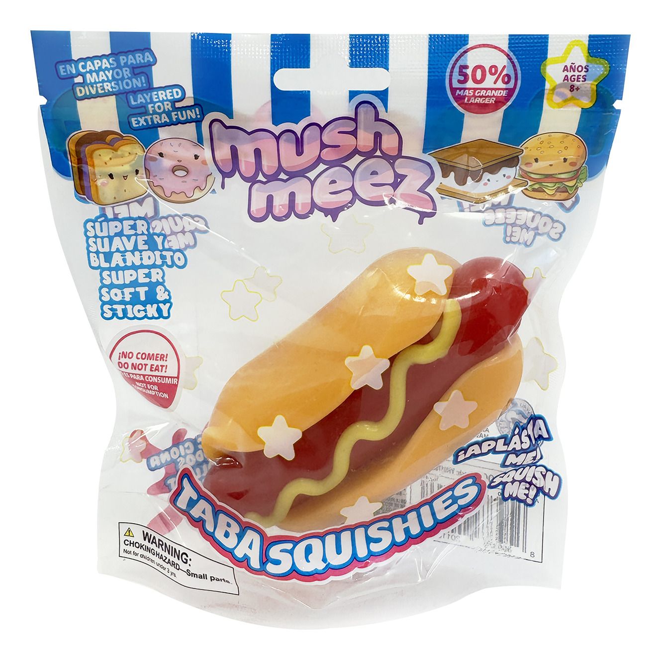Mushmeez Taba Food Themed Layered Squishy Assorted