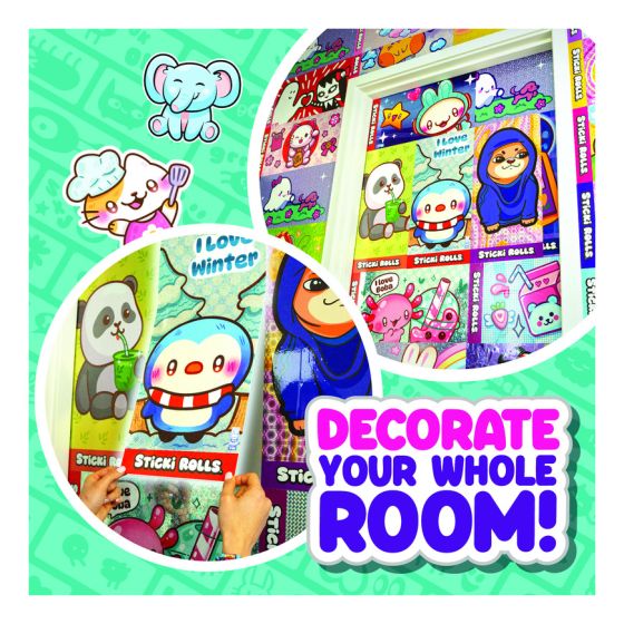 Sticki Rolls Jumbo Sticki 3 Pack Stickers