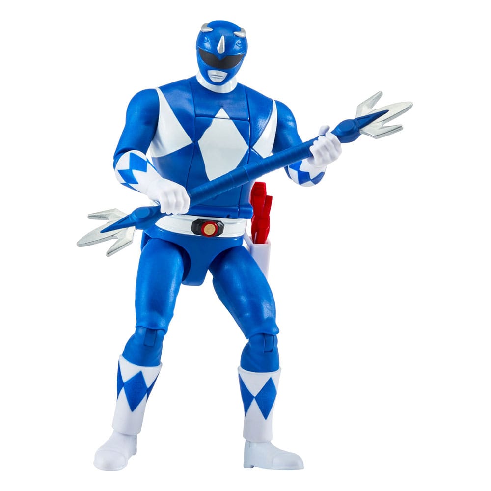 Mighty Morphin Power Rangers Auto Morphin Blue Ranger Figure MMPR Re-Ignition.
