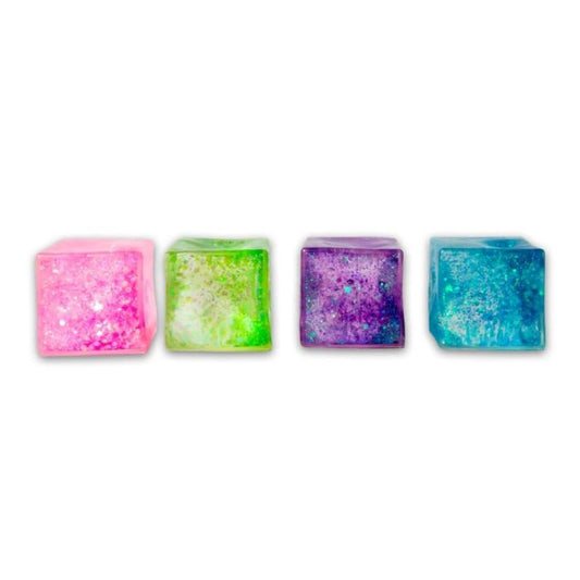 Scrunchems Glitter Sugar Cube Sensory Fidget Anxiety Stress Toy Assorted Colours Buy 3 for £10. Mix & Match*