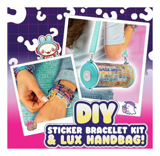 Sticki Rolls Sticki Rolluxe 500 Stickers + 3 Jumbo Stickers + 10 Bracelets + 2 Necklace + 300 beads