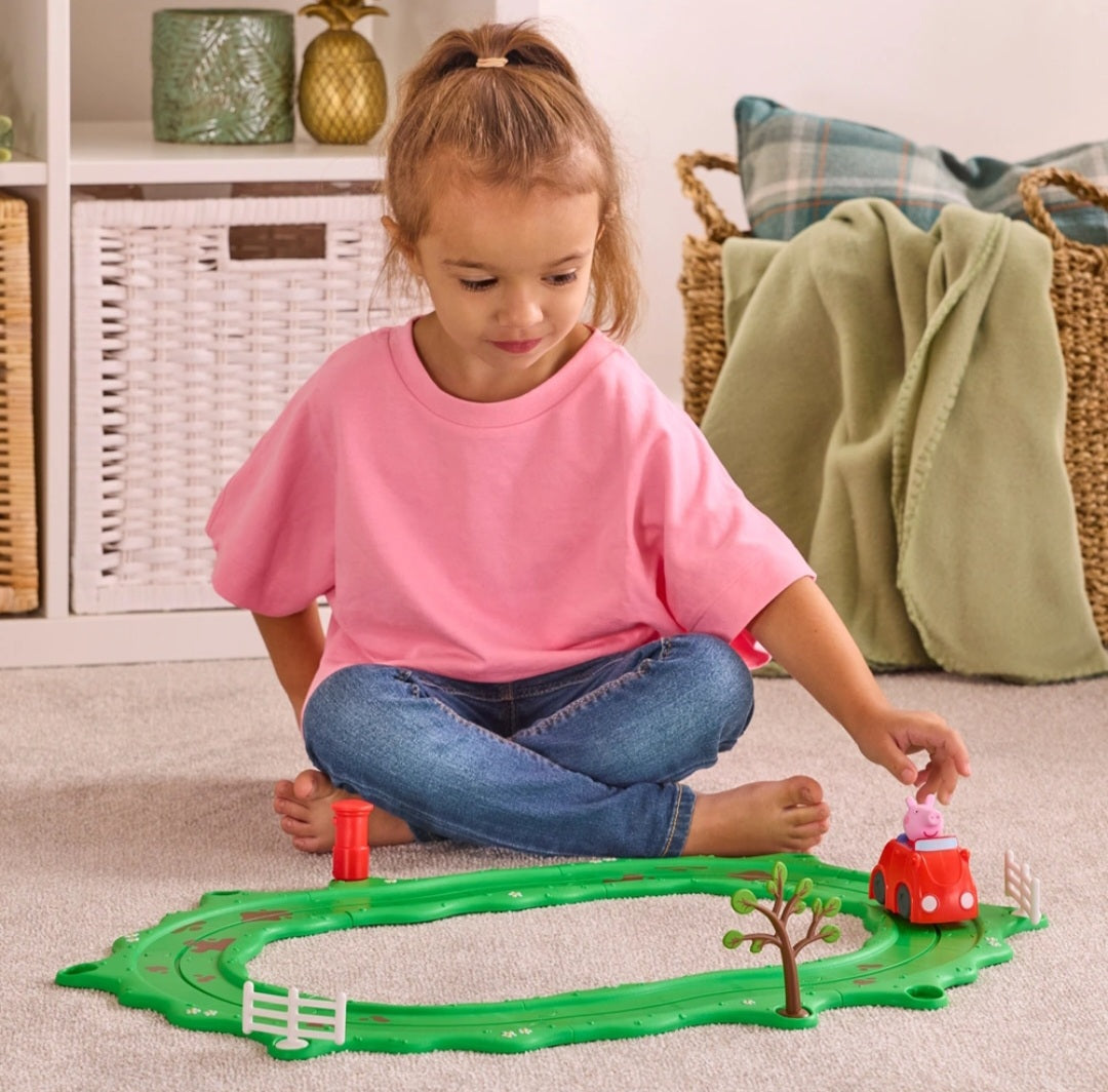 Peppa Pig Whizz Around Peppas Little Red Car Set Toy