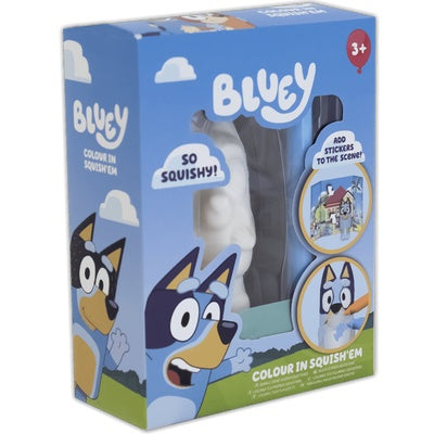Bluey - Colour your Own Squishie figure