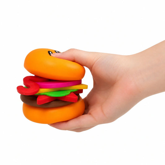 HGL Fidget Burger Squishy Sensory Anxiety Stress Toy
