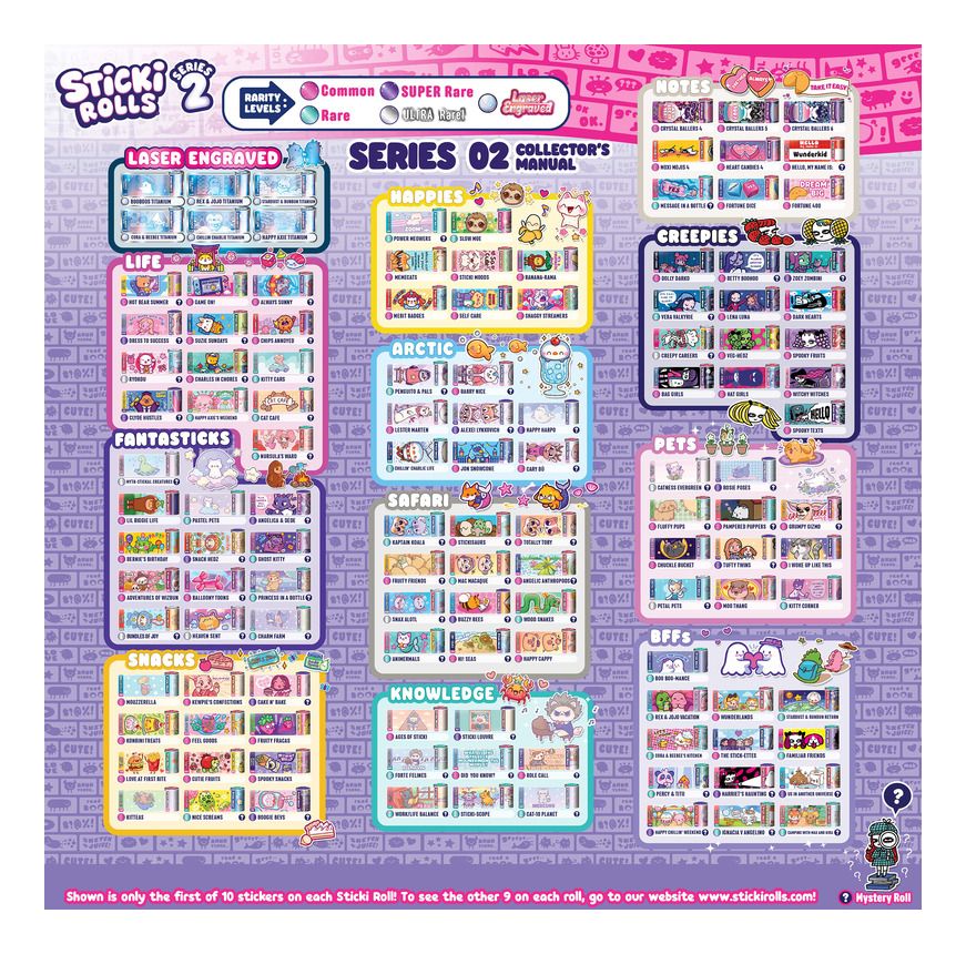 Sticki Rolls Sticki Station Series 2 320 stickers