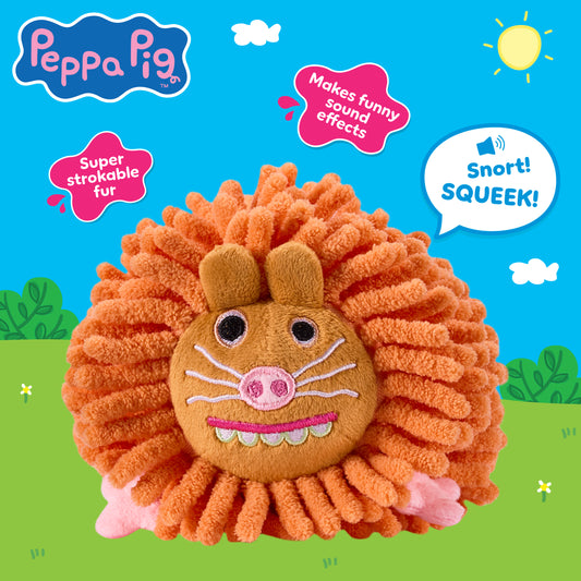 Peppa Pig Brian the Guinea Pig Plush Toy Cuddly Toy with sound effects